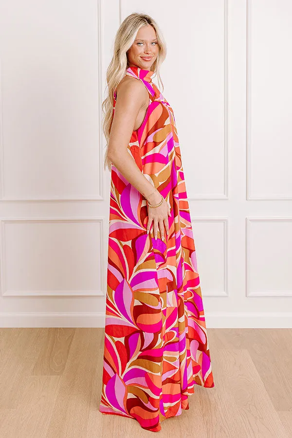 Feel The Groove Maxi Dress in Violet sold by Impressions product image thumbnail 3