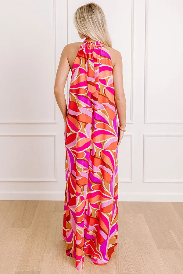 Feel The Groove Maxi Dress in Violet sold by Impressions product image thumbnail 4