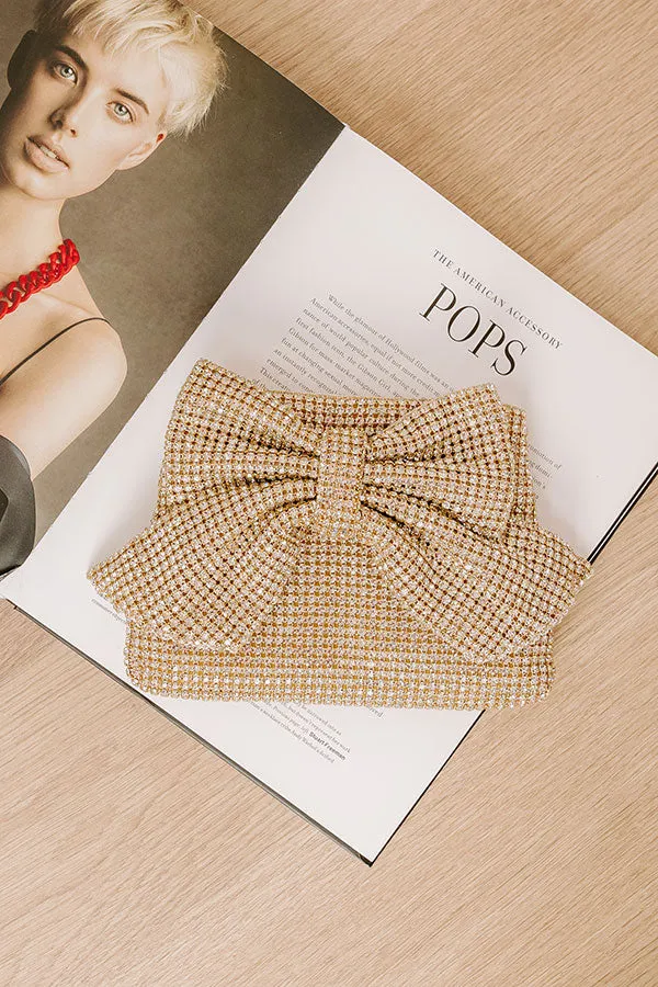 Ritzy Bliss Rhinestone Embellished Clutch sold by Impressions