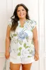 Peony Daydream Floral Top Curves sold by Impressions