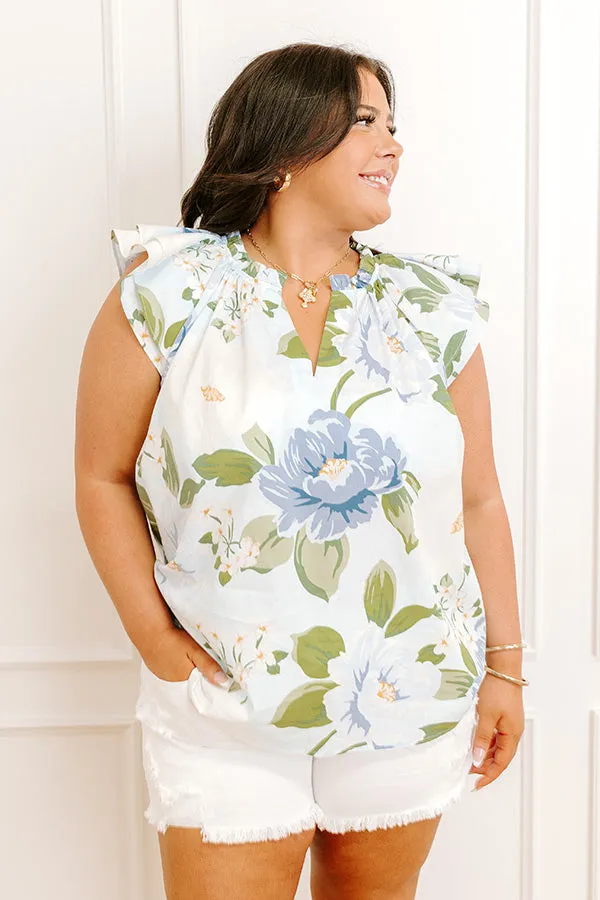 Peony Daydream Floral Top Curves sold by Impressions
