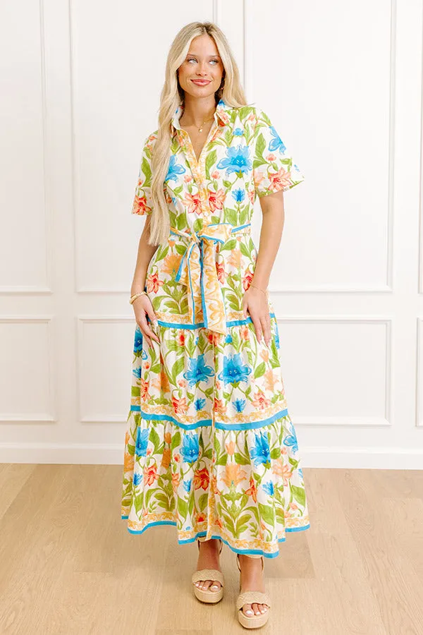 Blossom Avenue Button Down Midi Dress sold by Impressions product image thumbnail 2
