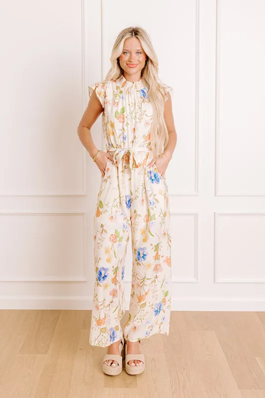 Tuscany Villa Floral Jumpsuit sold by Impressions