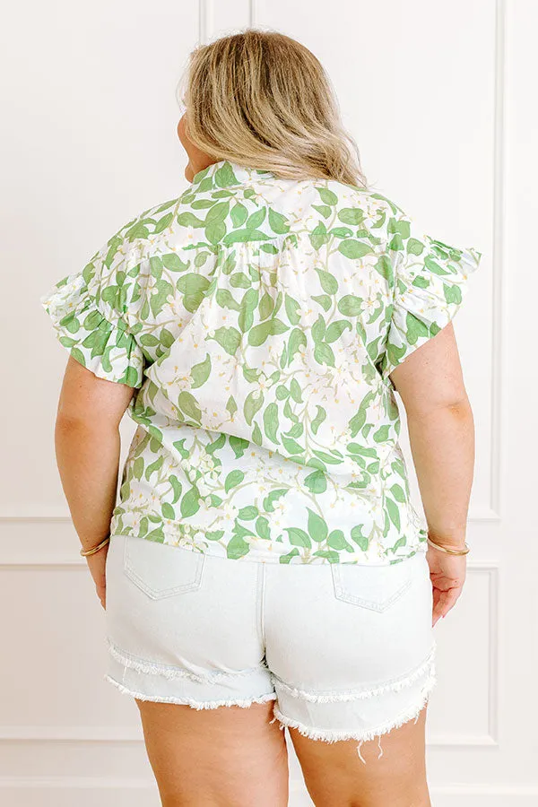Honeysuckle Fields Floral Button Up Curves sold by Impressions product image thumbnail 4