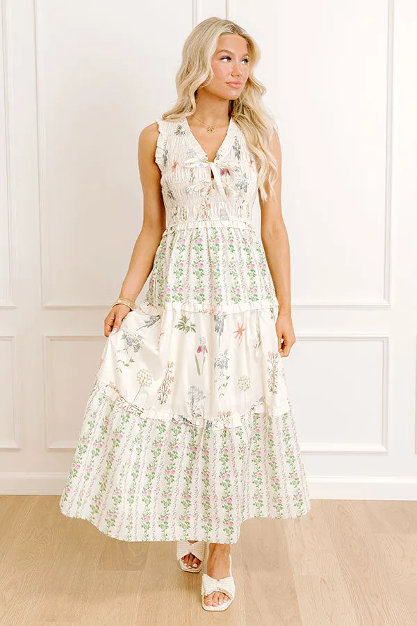 Wildflower Meadows Smocked Midi Dress sold by Impressions product image thumbnail 5