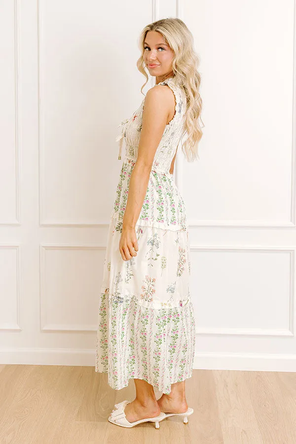 Wildflower Meadows Smocked Midi Dress sold by Impressions product image thumbnail 3