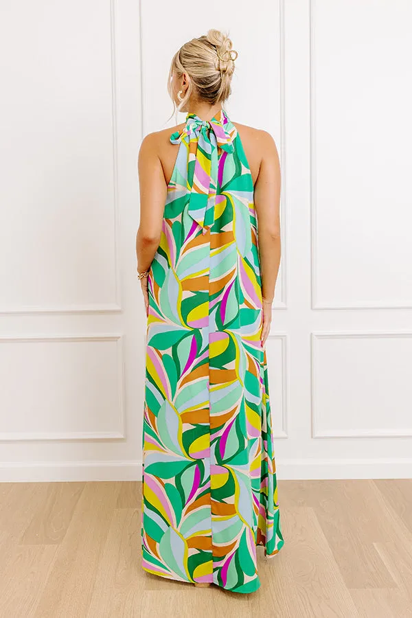 Feel The Groove Maxi Dress in Green sold by Impressions product image thumbnail 5