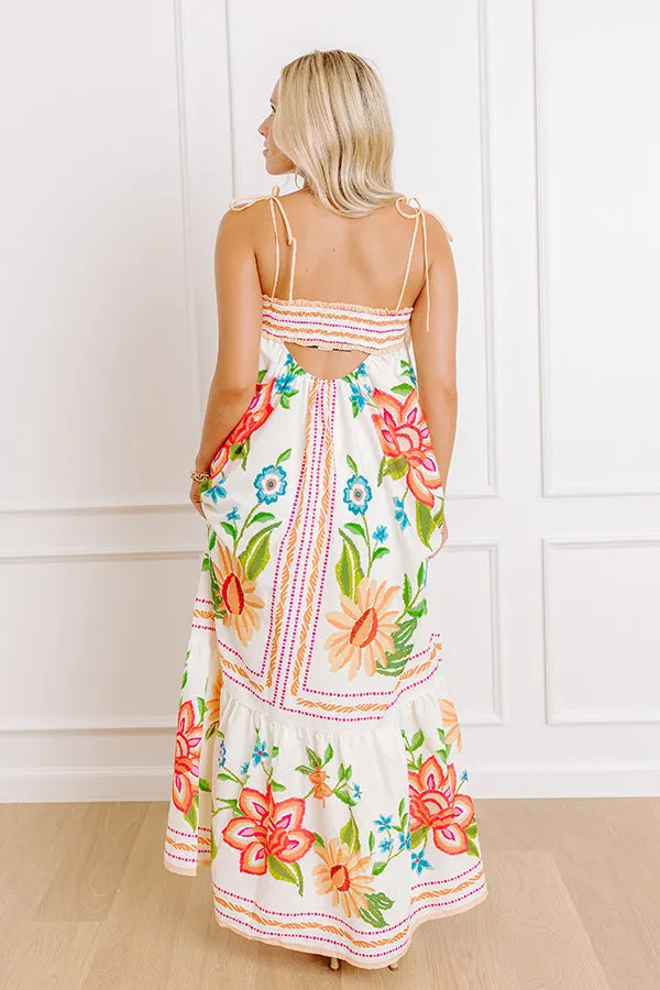 Trip To Cozumel Floral Maxi Dress sold by Impressions product image thumbnail 4