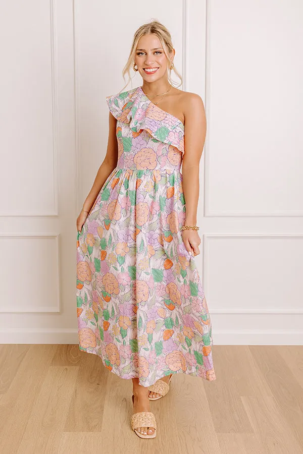 Glowing Smile Floral Midi Dress sold by Impressions product image thumbnail 3