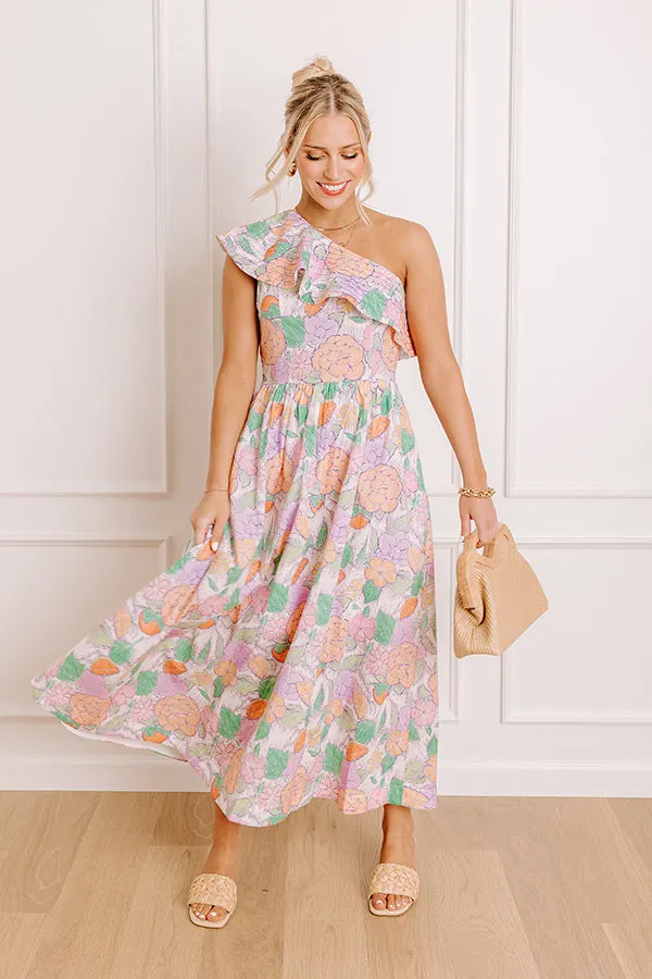 Glowing Smile Floral Midi Dress sold by Impressions