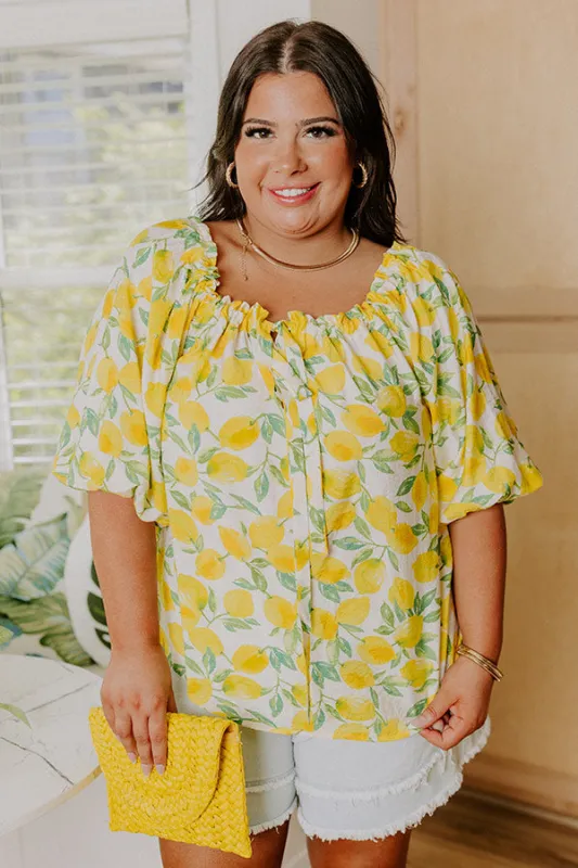 Main Squeeze Off Shoulder Top Curves sold by Impressions