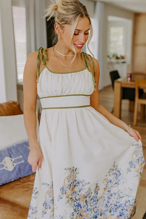 Breezy Elegance Linen-Blend Midi Dress sold by Impressions product image thumbnail 2