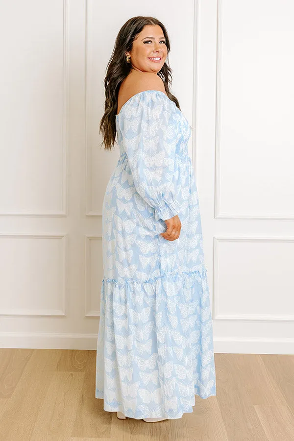 Butterfly Garden Smocked Midi Dress Curves sold by Impressions product image thumbnail 3