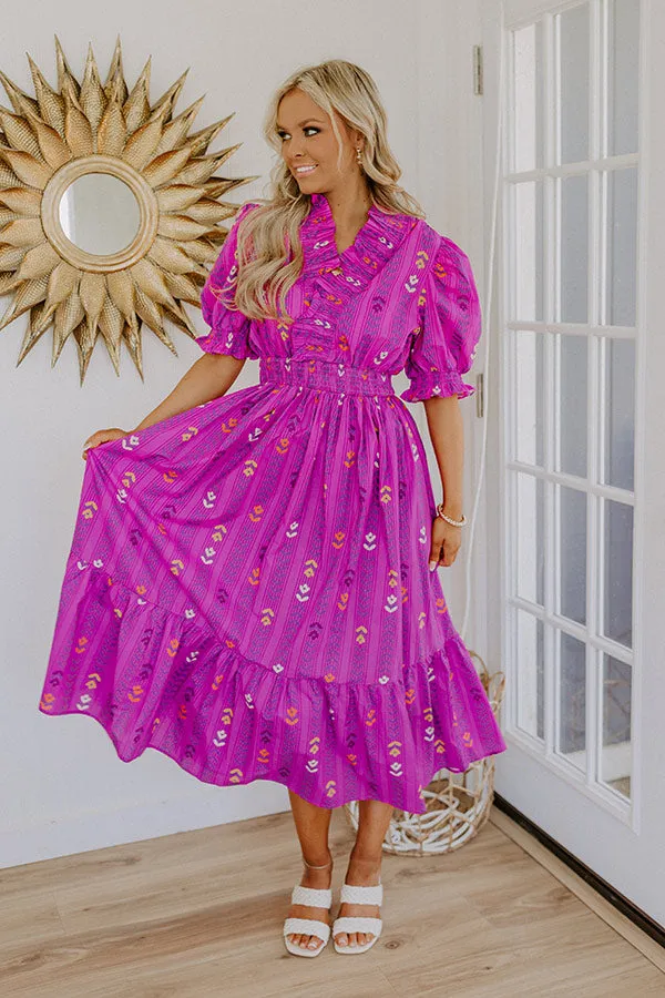 Sunday Chic Floral Midi Dress sold by Impressions product image thumbnail 3