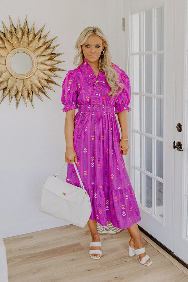 Sunday Chic Floral Midi Dress sold by Impressions