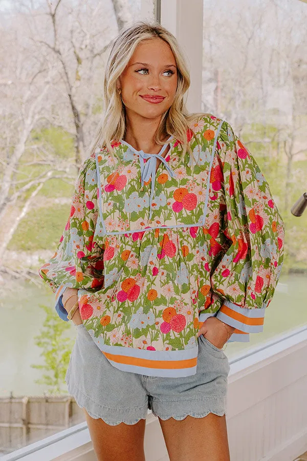 Dahlia Daydream Floral Top sold by Impressions product image thumbnail 3