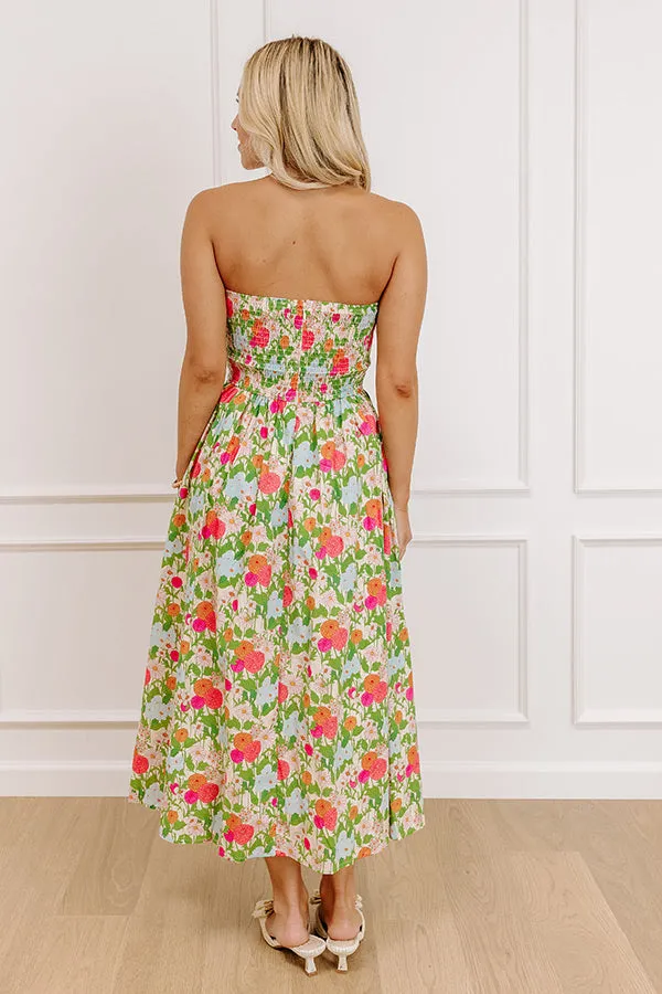 Dreaming Of Dahlias Floral Maxi Dress sold by Impressions product image thumbnail 5