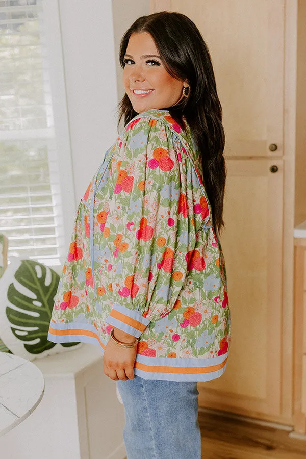 Dahlia Daydream Floral Top Curves sold by Impressions product image thumbnail 3