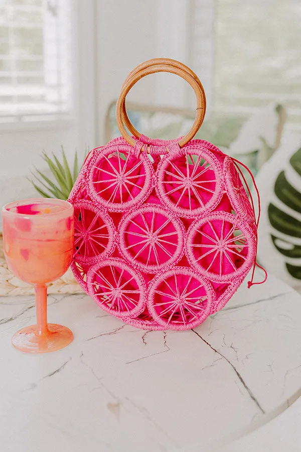 Coastal Charm Woven Tote in Pink sold by Impressions product image thumbnail 4