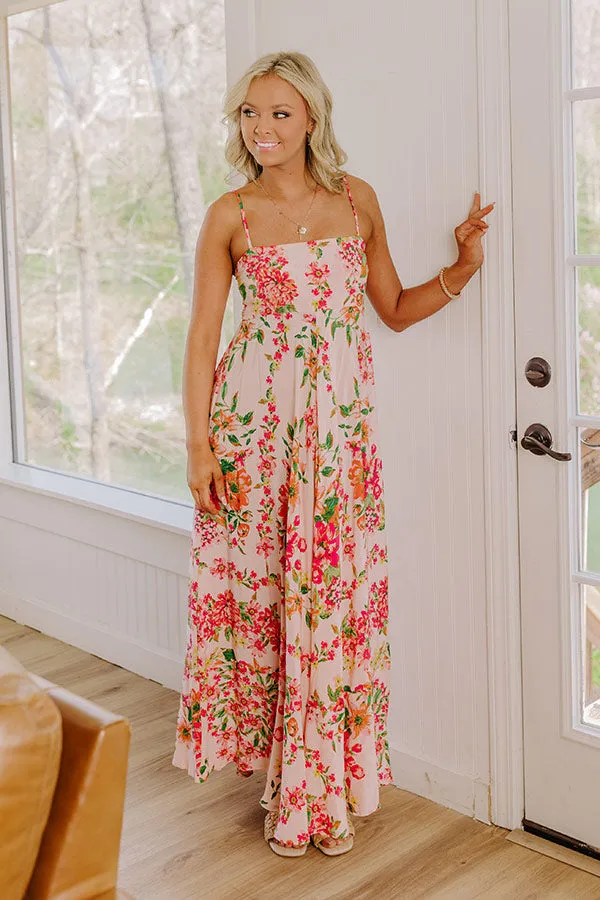 Date Night In Venice Floral Maxi Dress sold by Impressions product image thumbnail 2