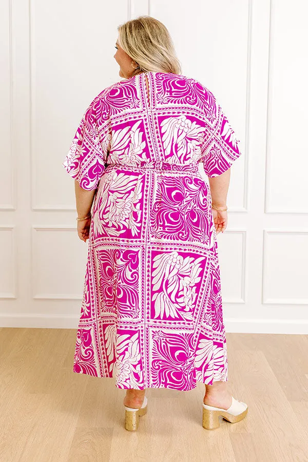 Bali Bliss Floral Midi Dress Curves sold by Impressions product image thumbnail 5