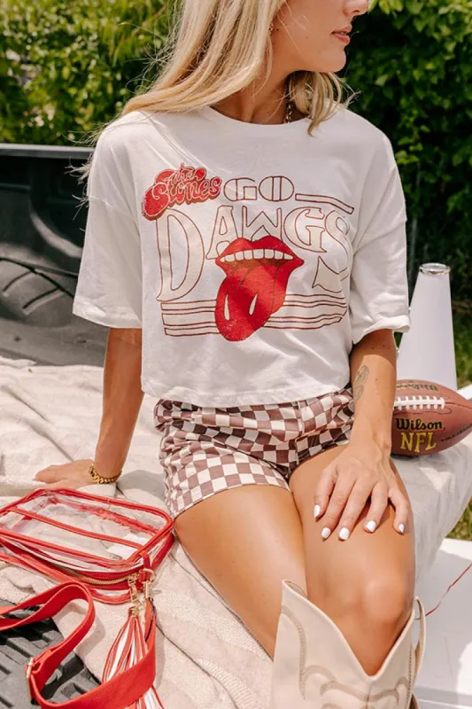 The Stones Go Dawgs Graphic Crop Tee sold by Impressions