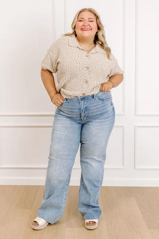 RISEN Lainey High Waist Straight Leg Jean Curve sold by Impressions