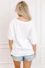Casual Hangout Tee in White sold by Impressions
