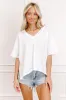 Casual Hangout Tee in White sold by Impressions