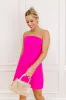 Downtown Chic Mini Dress in Hot Pink sold by Impressions