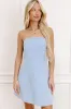 Downtown Chic Mini Dress in Sky Blue sold by Impressions