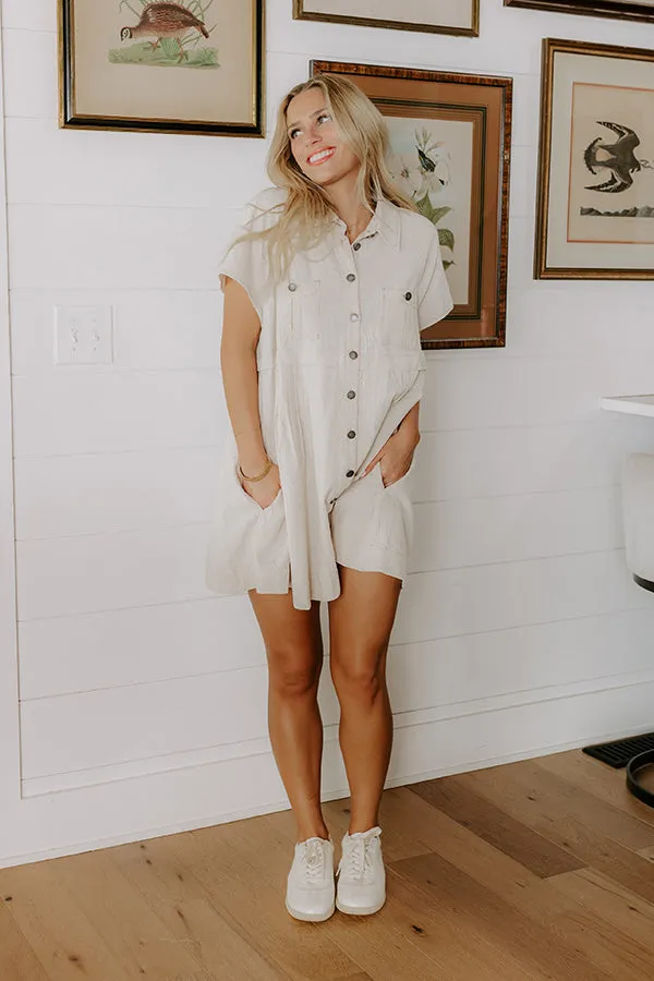 Casual Stroll Button Down Mini Dress sold by Impressions product image thumbnail 2