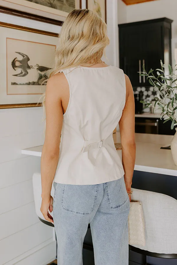 First Class Act Vest Top sold by Impressions product image thumbnail 5