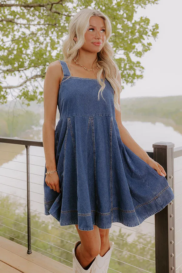 Darling Glance Denim Mini Dress sold by Impressions product image thumbnail 2