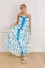 Oceanside Bliss Floral Maxi Dress sold by Impressions