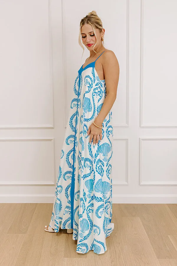 Oceanside Bliss Floral Maxi Dress sold by Impressions product image thumbnail 4