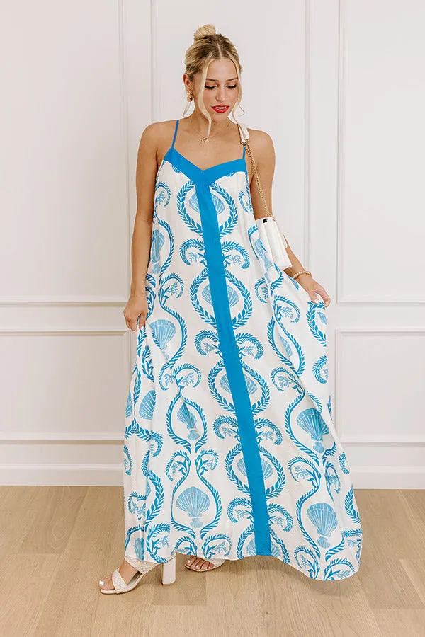 Oceanside Bliss Floral Maxi Dress sold by Impressions