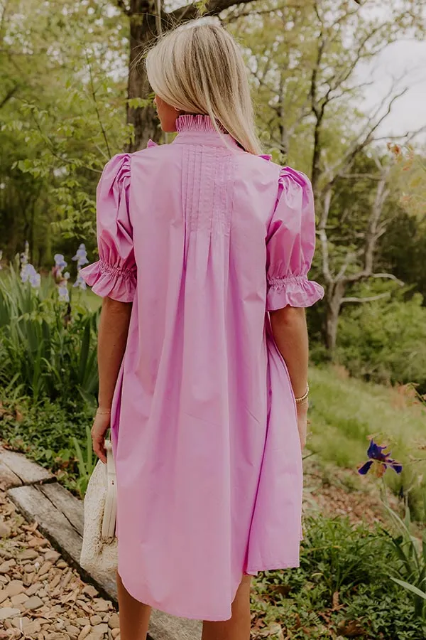 Sweet Energy Pleated Mini Dress in Purple sold by Impressions product image thumbnail 5