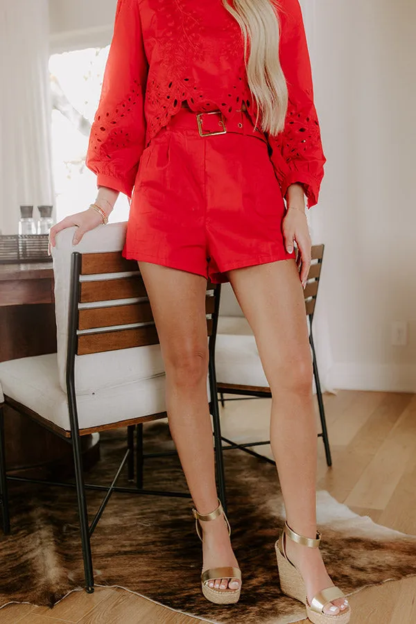 Small Town Parade High Waist Shorts sold by Impressions product image thumbnail 3