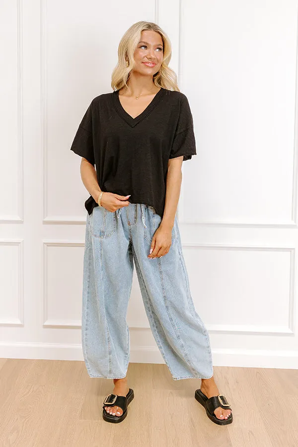 Casual Hangout Tee in Black sold by Impressions product image thumbnail 5