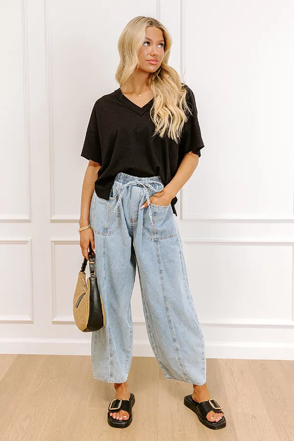 The Genesis High Waist Barrel Leg Jean sold by Impressions