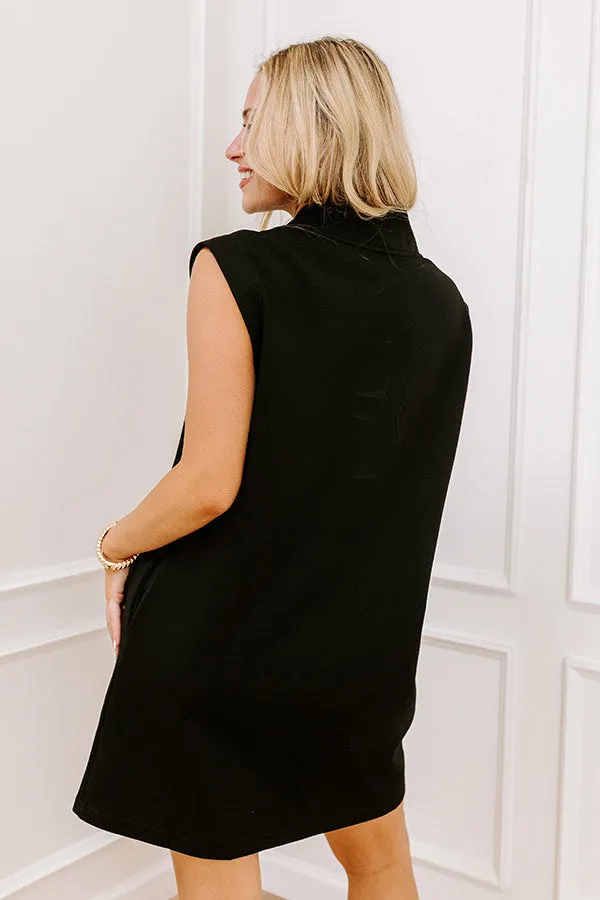 Casual Cues Mini Dress in Black sold by Impressions product image thumbnail 2