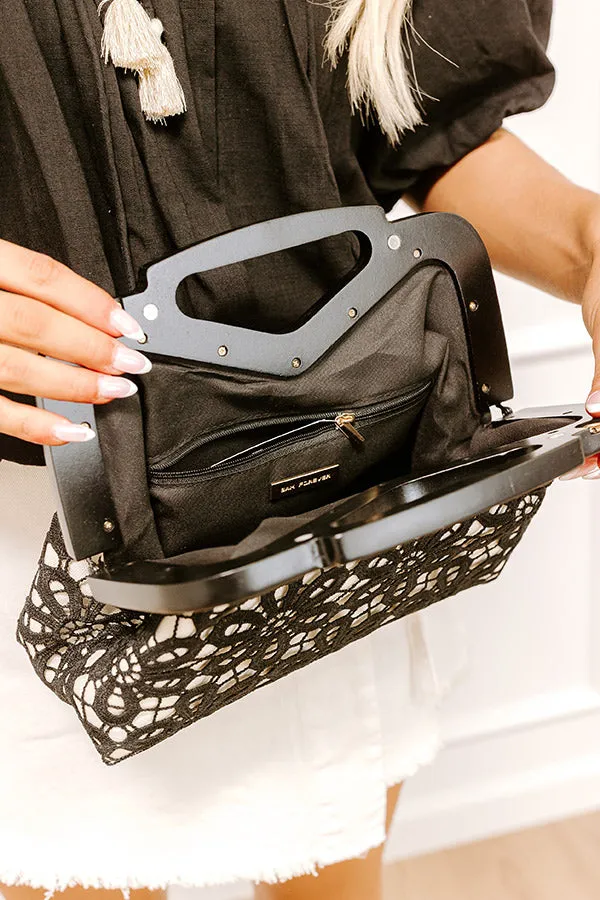 Boho Moment Crochet Purse In Black sold by Impressions product image thumbnail 3