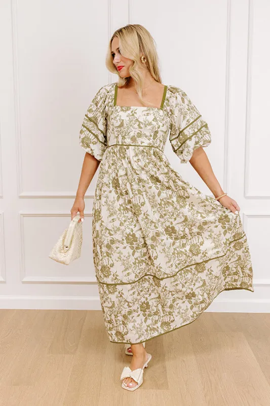 Cottage Bloom Floral Maxi Dress sold by Impressions