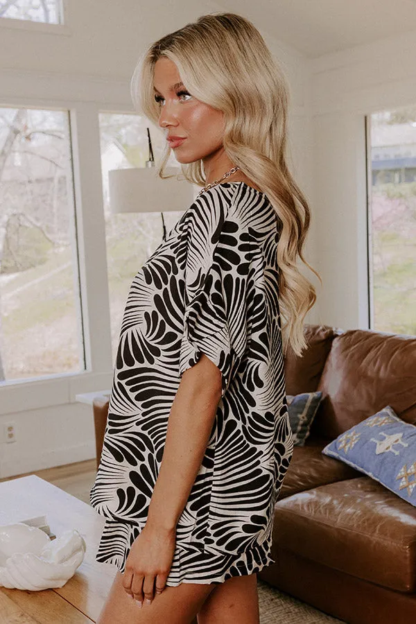 Vacay Bliss Shift Top in Black sold by Impressions product image thumbnail 4