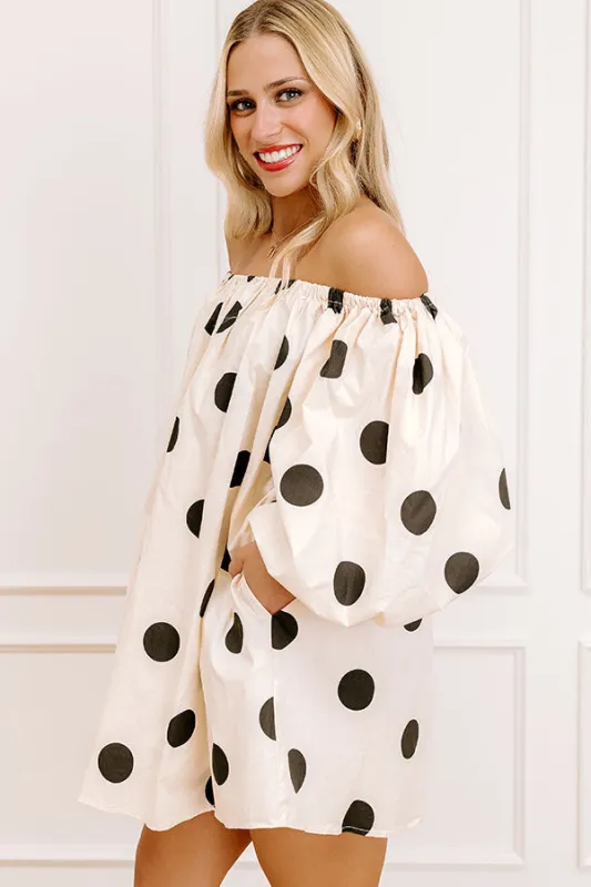 Spotted In Soho Off Shoulder Mini Dress sold by Impressions