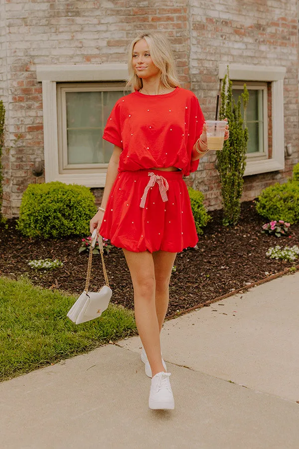 Belle of the Parade Embellished Crop Top sold by Impressions product image thumbnail 2