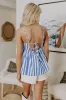 Sweet Serendipity Stripe Top in Blue sold by Impressions