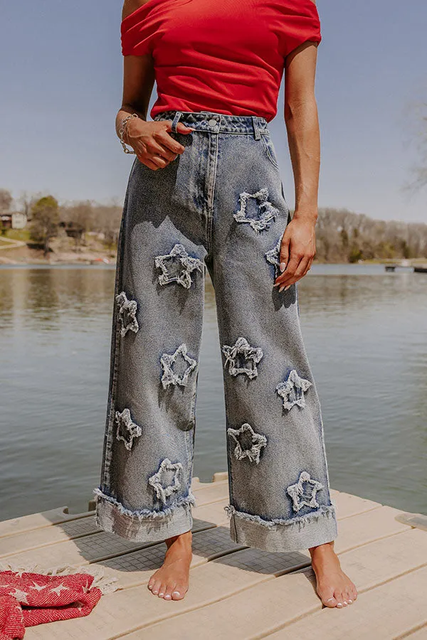 Star Of The Show High Waist Wide Leg Jean sold by Impressions product image thumbnail 3