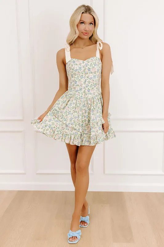 Everbloom Enchantment Ruffle Mini Dress sold by Impressions